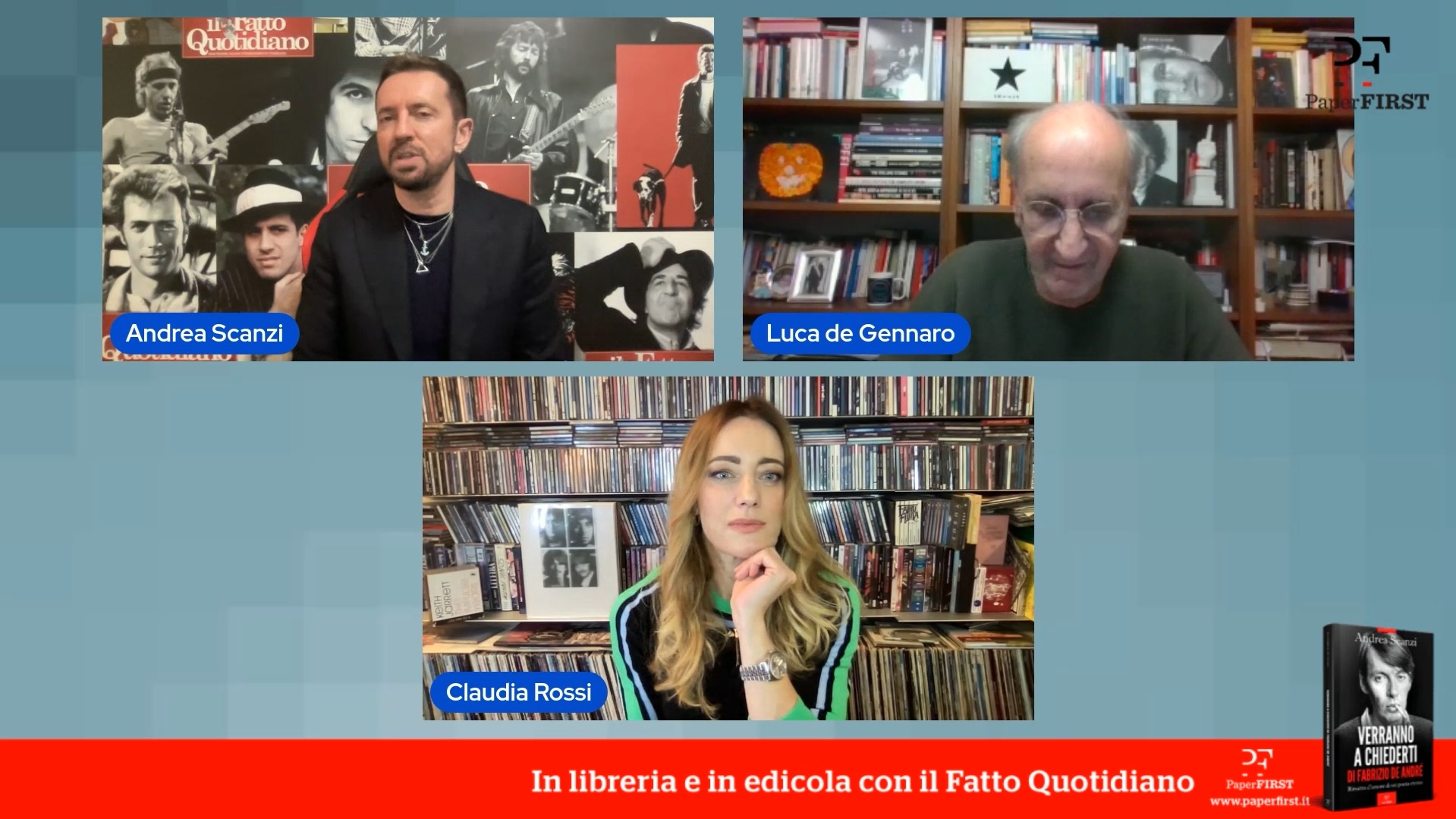 Scanzi e il retroscena sulla “lite” tra De André e De Gregori: “Erano in Canada, Faber girava con un pene finto al posto del naso…” Scanzi e il retroscena sulla “lite” tra De André e De Gregori: “Erano in Canada, Faber girava con un pene finto al posto del naso…”