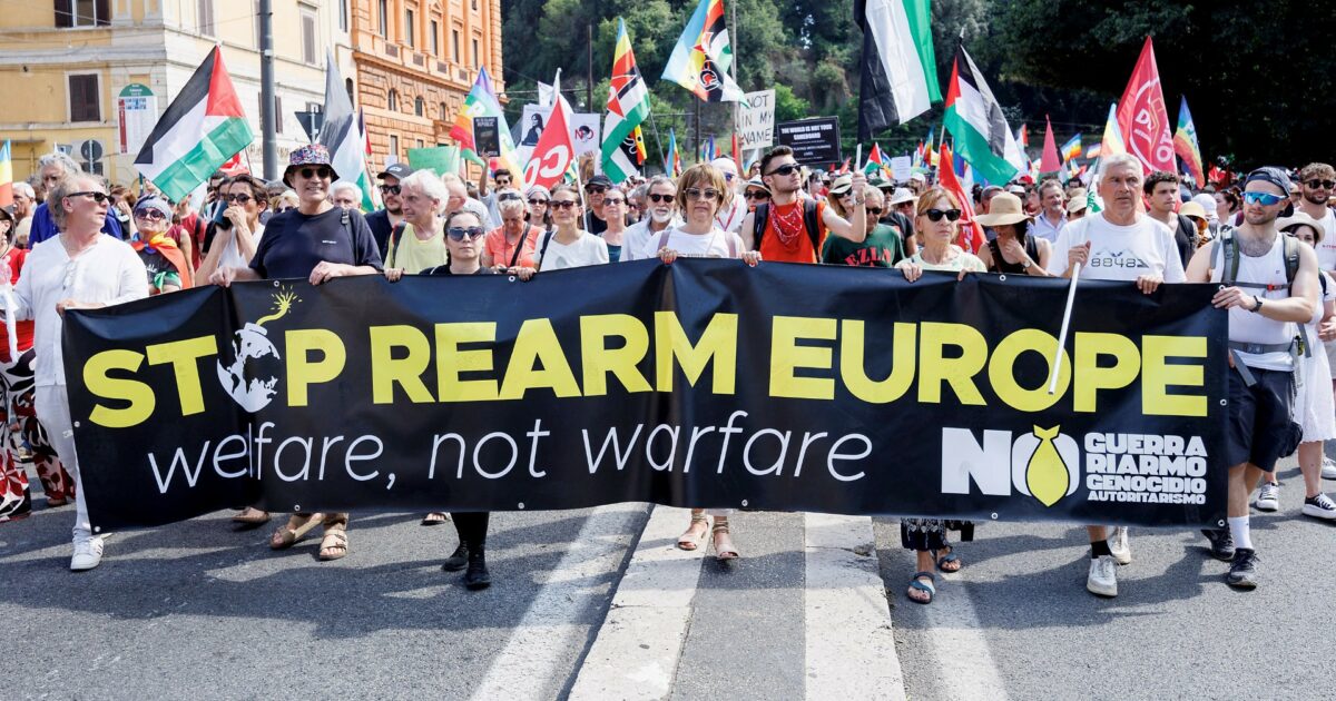 “Welfare, non guerra”: il 14 giugno mobilitazione a Bruxelle