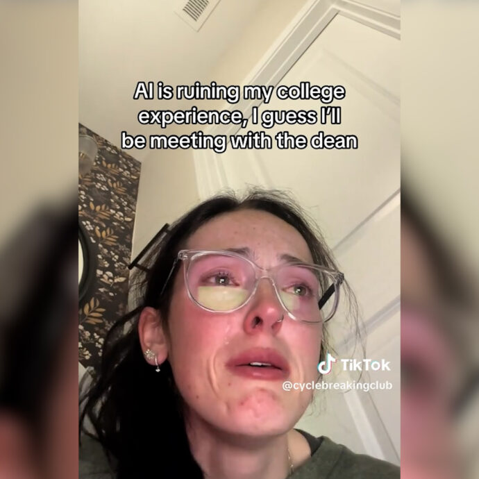 “Ho passato ore su questo compito e il professore dice che è AI”: lo sfogo virale di una studentessa