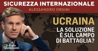 Copertina di Ucraina, la soluzione è sul campo di battaglia? La diretta con Alessandro Orsini