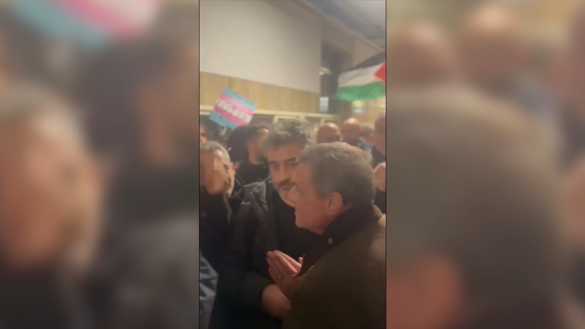 calenda contestato alla sapienza lui affronta gli studenti cosa avete da dire 8211 video