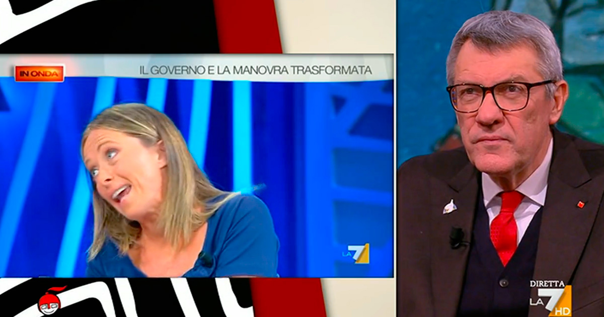 Landini a La7: “Meloni? Il vino invecchiando migliora, qui si peggiora. Incoerenza totale, prende in giro gli italiani” Landini a La7: “Meloni? Il vino invecchiando migliora, qui si peggiora. Incoerenza totale, prende in giro gli italiani”
