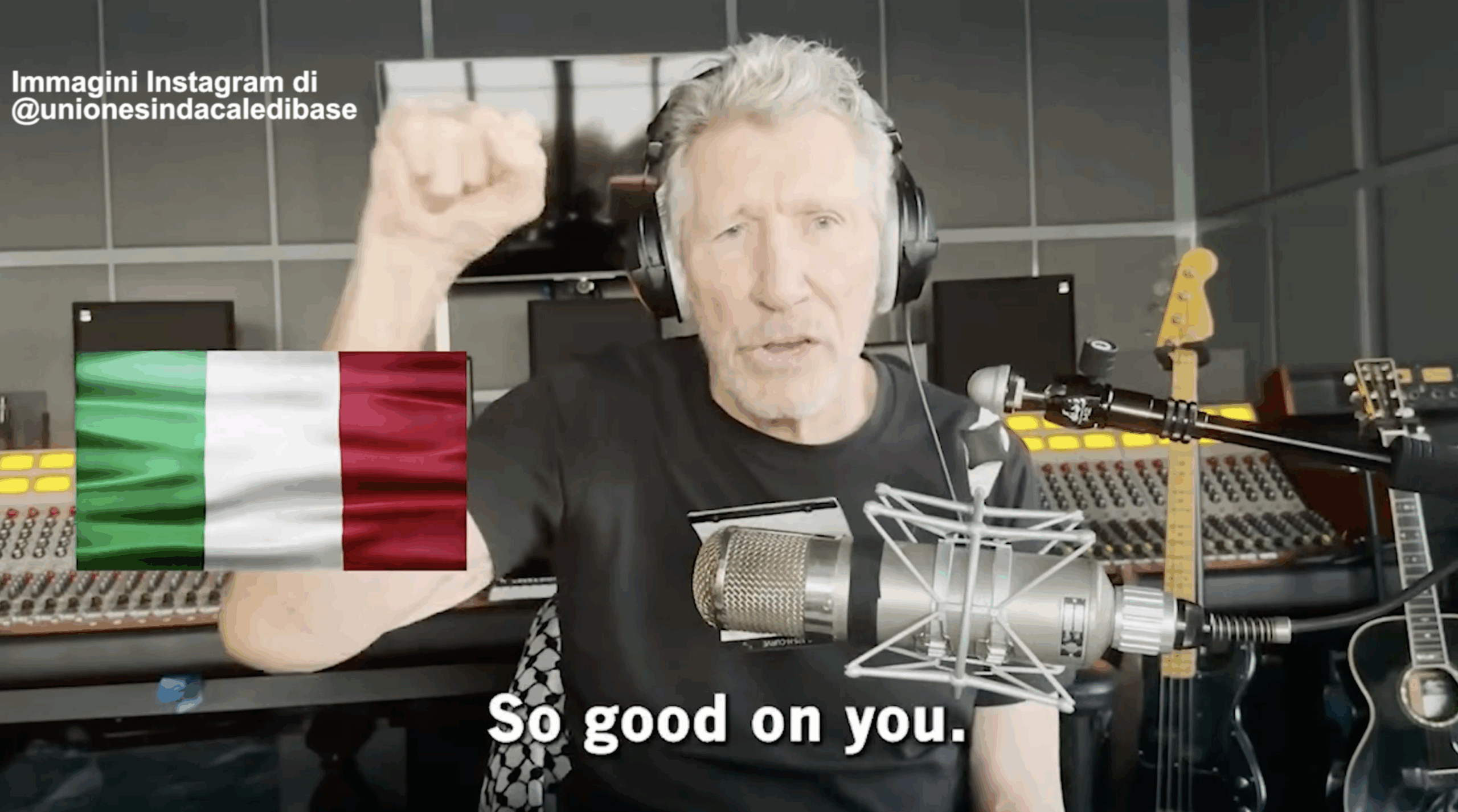 Il videomessaggio di Roger Waters a sostegno dello sciopero del 28 novembre: “Sono con voi”