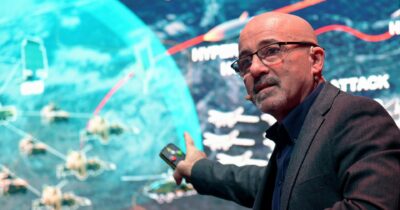 Copertina di Leonardo presenta Michelangelo Dome. Cingolani: “Per “i conflitti in arrivo”