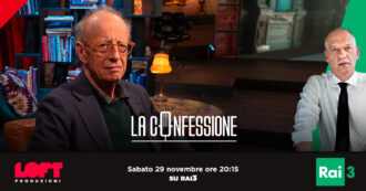 Copertina di Gherardo Colombo a La Confessione di Gomez (Rai3): “La P2 non puntava al colpo di Stato, ma a far sì che i cittadini temessero i cambiamenti”