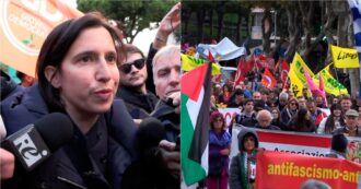 Copertina di Corteo no Ponte a Messina, gli organizzatori: “Siamo 15mila”. Anche Schlein in piazza: “Progetto sbagliato e dannoso”