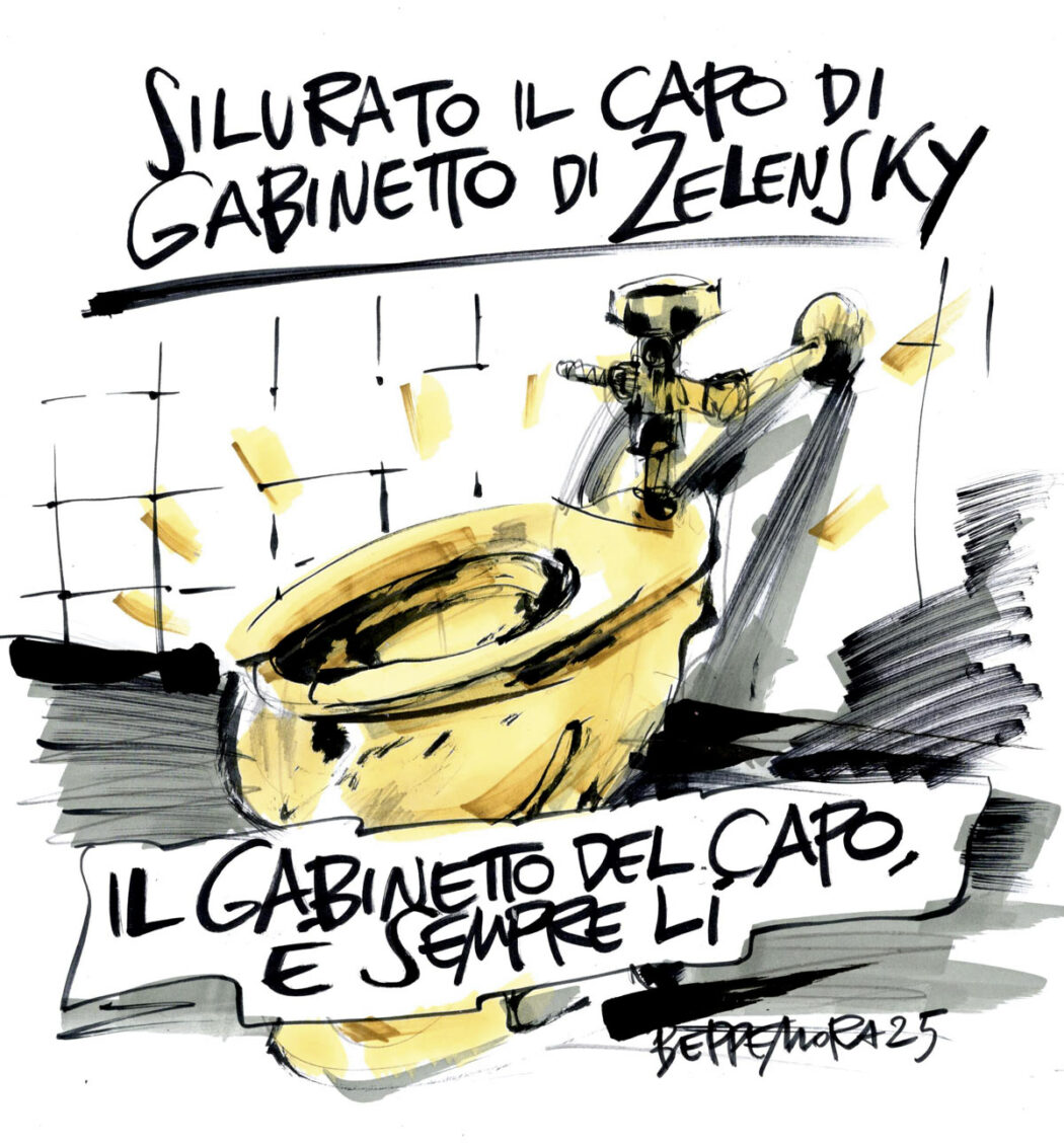 La vignetta di Beppe Mora