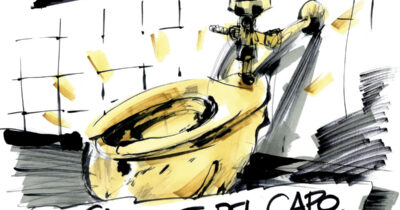 Copertina di La vignetta di Beppe Mora