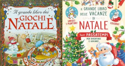 Copertina di Cosa fare con i bambini durante le vacanze di Natale? Ecco 5 libri-gioco per combattere la noia con attività ed esperimenti