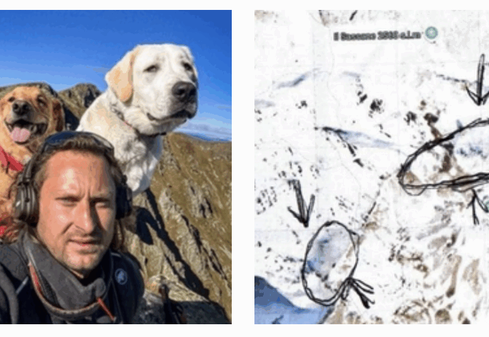 Suo fratello scomparso sul Gran Sasso, lei si affida a un sensitivo che le chiede 75 euro e poi le indica un punto dove cercare: la disperazione di Diana Brozek