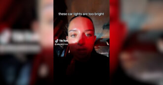 Copertina di “Ho quasi visto Dio”: lo sfogo di un’automobilista accecata dai fari di un’altra macchina diventa virale e scatena il dibattito