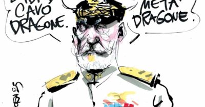 Copertina di La vignetta di Beppe Mora