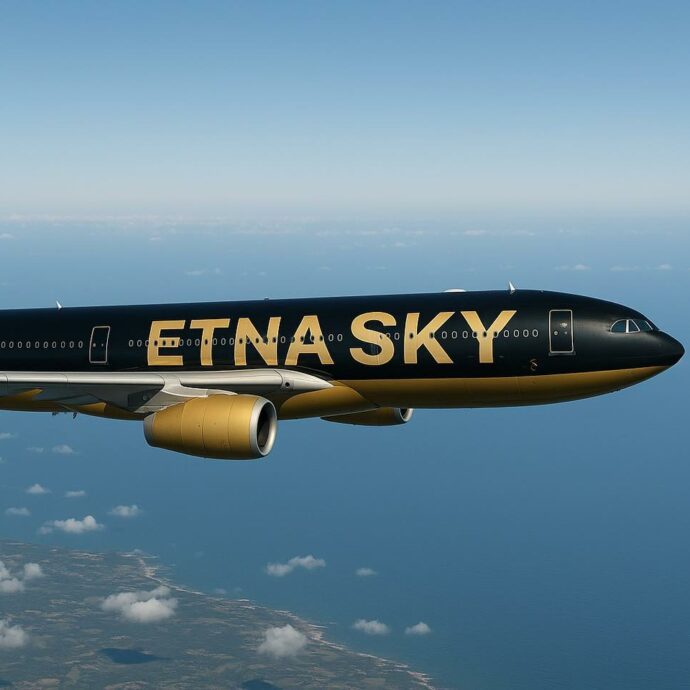 Nasce Etna Sky, la nuova compagnia aerea siciliana “con quotazioni competitive e prezzi super speciali per i residenti”. Il primo volo in estate