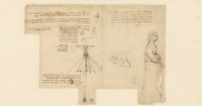 Copertina di Macchine per volare, corpi celestiali e fiumi deviati: il ‘’Codice atlantico’’ di Leonardo in mostra a Napoli