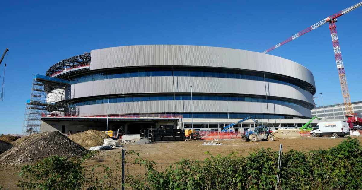milano cortina la denuncia dagli usa la pista da hockey nella nuova arena 232 pi249 corta rispetto agli standard nhl