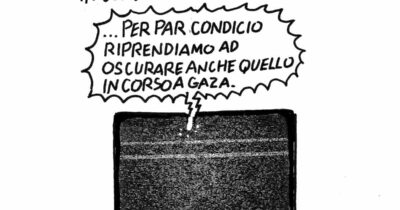 Copertina di La vignetta di Vauro