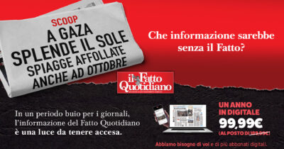 Copertina di L’abbonamento al Fatto Quotidiano a un prezzo speciale: c’è tempo fino a mezzanotte per approfittare dell’offerta