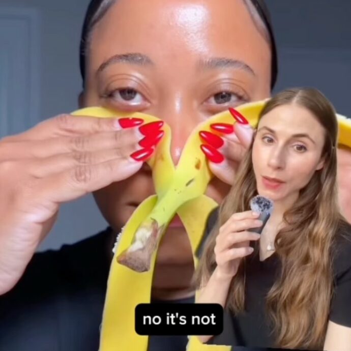 Spalmarsi una buccia di banana in faccia per avere un effetto botox immediato (e a costo zero o quasi): il nuovo trend spopola su TikTok, ecco come funziona e cosa c’è di vero