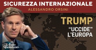 Copertina di Trump “uccide” l’Europa. Rivedi la diretta con Alessandro Orsini
