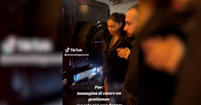 Copertina di “M’ha lasciato così, stavo cadendo e se n’è andato…”: Belen arrabbiata riceve un aiuto inaspettato a St. Moritz. Il video virale