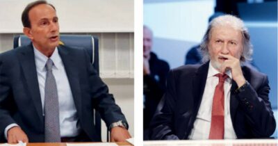 Copertina di “Pista nera? Niente prove”: destre in festa per De Luca