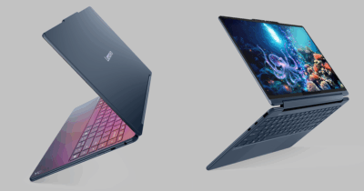 Copertina di Lenovo Yoga 9i 2-in-1 Aura Edition: elegante, prestazioni di fascia alta ed una batteria dalla lunga durata