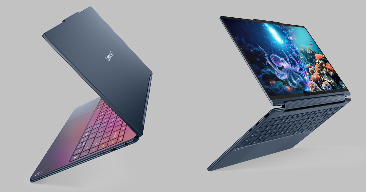 Lenovo Yoga 9i 2 in 1 Aura Edition: elegante, prestazioni di fascia alta ed una batteria dalla lunga durata