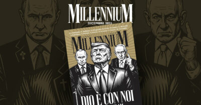Copertina di MillenniuM, “Dio è con noi”: così Trump, Putin e Netanyahu arruolano la religione per guerre e potere