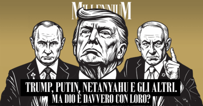 Copertina di Trump, Putin, Netanyahu e gli altri. Ma Dio è davvero con loro? Millennium Live con Fabrizio D’Esposito e Roberto Festa