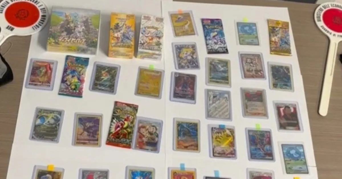 fermato il mulo dei pokemon maxi sequestro all8217aeroporto di linate l8217uomo trasportava di contrabbando 20mila carte per un valore superiore ai 90mila euro