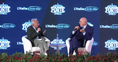 Copertina di Battibecco Crosetto-Travaglio: “Nato alleanza solo difensiva”. “E allora quello che ha fatto nei Balcani e in Iraq cos’è?” – Video