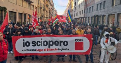 Copertina di Sciopero generale Cgil, dai trasporti alle scuole: i settori coinvolti. Landini in corteo a Firenze. Le proteste da Genova a Roma e Palermo