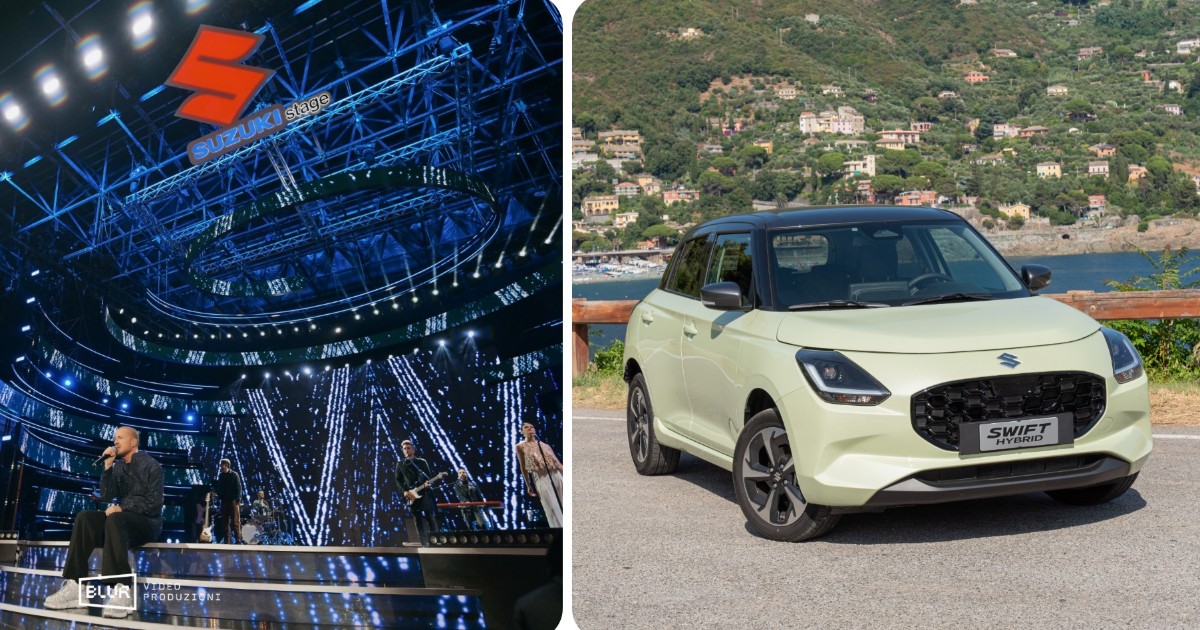 Suzuki accende Sanremo 2026, la Swift Hybrid protagonista tra emozioni e musica Suzuki accende Sanremo 2026, la Swift Hybrid protagonista tra emozioni e musica