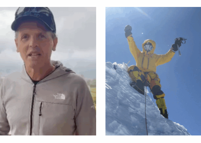 Malore per Simone Moro, l’alpinista si è sentito male durante la discesa dal Mera Peak: “Sta meglio, è di buon umore”