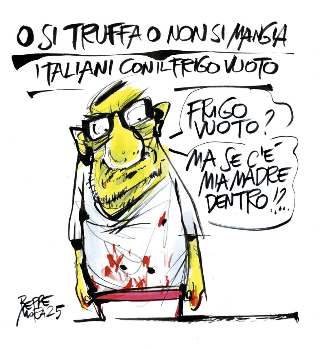 La vignetta di Beppe Mora