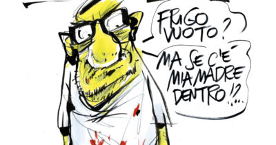 Copertina di La vignetta di Beppe Mora