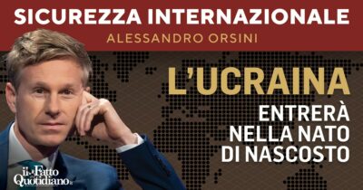 Copertina di L’Ucraina entrerà nella NATO di nascosto. La diretta con Alessandro Orsini