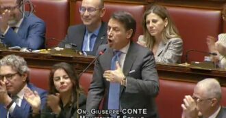 Copertina di Conte a Meloni: “Non serve Indiana Jones per cercare l’oro degli italiani, basta tassare i giganti del web” – Video