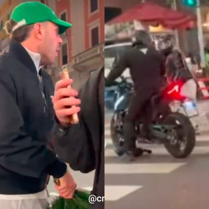 “I 10 secondi più intensi della mia vita”: si sente un botto durante l’intervista di Tommaso Zorzi in strada, lo schianto in diretta alle sue spalle