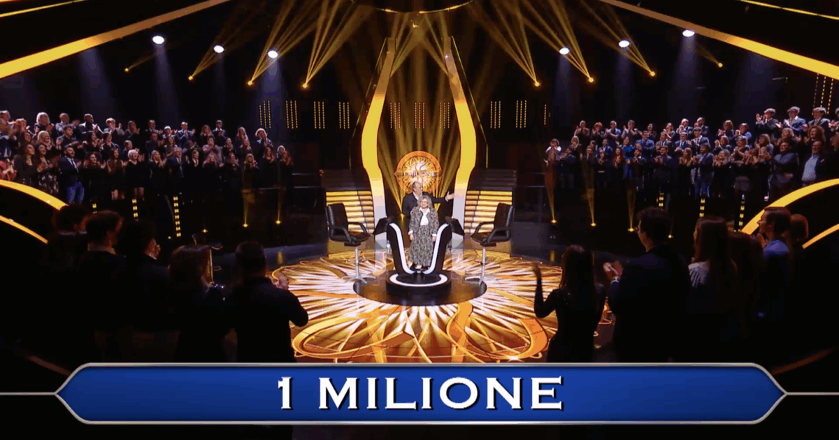 A Chi vuol Essere Milionario c’è stata la vincita di un milione di euro, ma quanto resta davvero in tasca? Ecco la cifra
