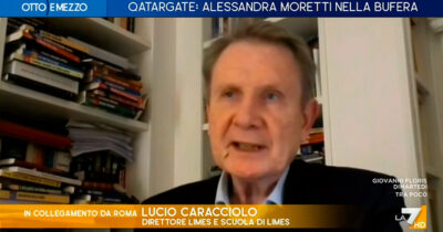 Copertina di Caracciolo sull’addio di Camporini e altri: “Limes non fa politica, studia i conflitti. E per farlo devi sentire tutte le voci”. Su La7