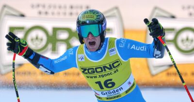 Copertina di Commovente Franzoni: dedica a Franzoso il suo primo podio in Coppa del Mondo nel Super-G della Val Gardena