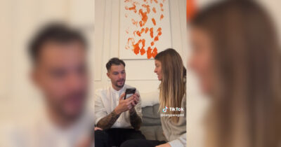 Copertina di Natalia Paragoni e Andrea Zelletta di nuovo genitori, il gender reveal completamente diverso dagli altri (e appare anche De Luca)
