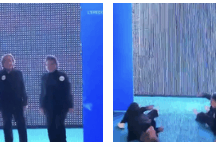 Angela e Angelo dei Ricchi e Poveri cadono insieme in diretta a Domenica In: “Ho preso una mentata!”, “Stai bene?” – Video