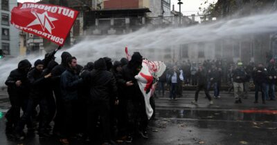Copertina di Corteo Askatasuna, primi tre denunciati