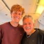 Copertina di Baggio incontra Sinner in aereo: “Sempre bello vederti fenomeno”. E gli italiani si scatenano nei commenti