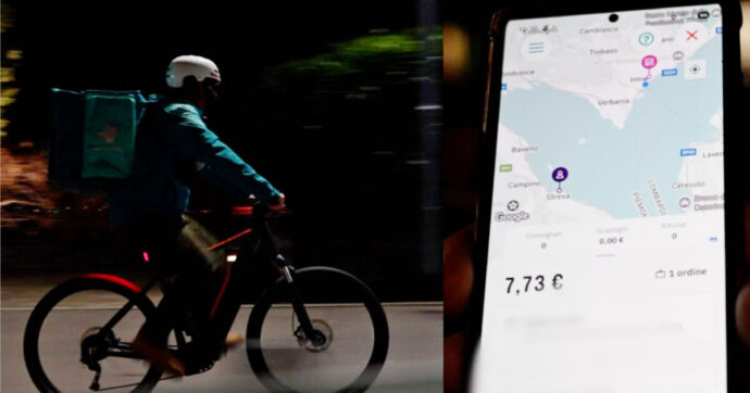 “Sei euro per consegnare un panino a più di 20 km su strade pericolose”. La protesta dei rider: “Se rifiuti, l’algoritmo ti penalizza”