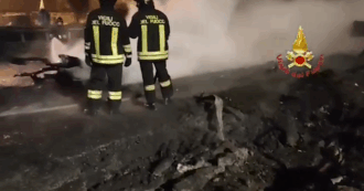 Esplode un'autobotte con Gpl sulla A1, il video del "cratere" nella carreggiata