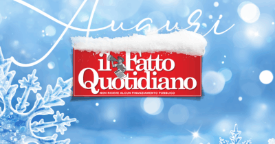 Copertina di Buon Natale dal Fatto! I nostri auguri per un nuovo anno di impegno e di battaglia civile da vivere insieme
