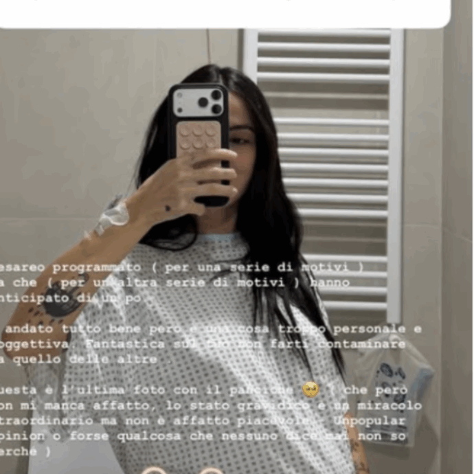 Giulia De Lellis racconta la maternità: “Il parto è un miracolo straordinario ma non è affatto piacevole. Sto in pigiama fino alle 12 senza neanche una doccia, non so come riesco a lavorare”